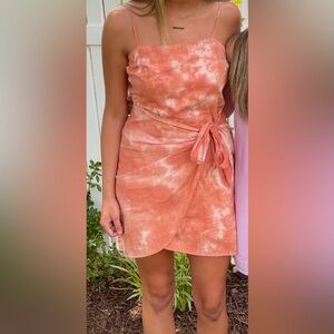 Altar’d State Tie-Die Wrap Dress